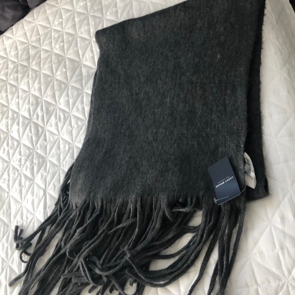 Gray Lucky Brand Scarf